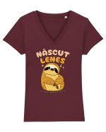 Nascut lenes Tricou mânecă scurtă guler V Damă Evoker