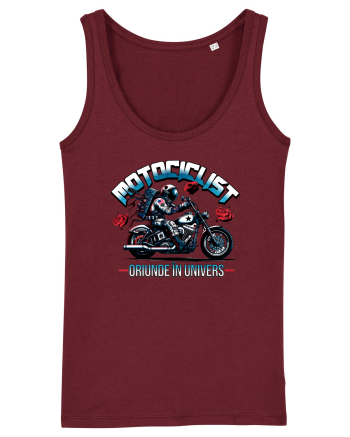 Motociclist - oriunde in univers Burgundy