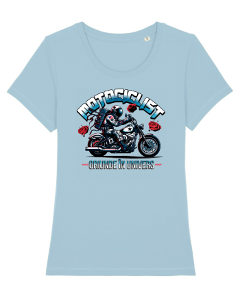 Motociclist - oriunde in univers Sky Blue