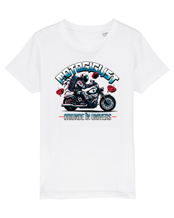 Motociclist - oriunde in univers White