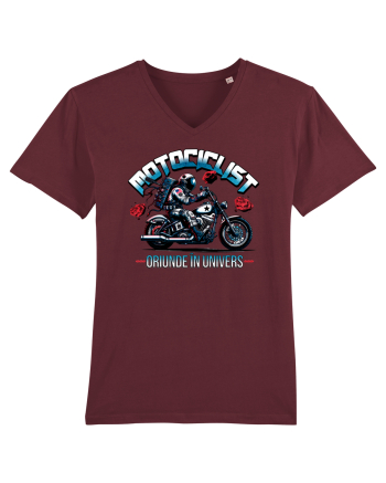 Motociclist - oriunde in univers Burgundy