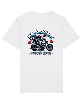 Motociclist - oriunde in univers White