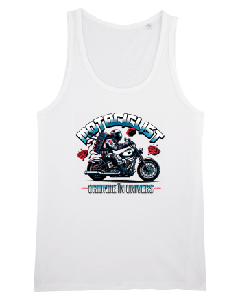 Motociclist - oriunde in univers White