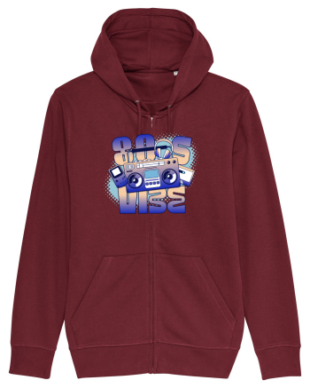 80's vibe  Burgundy