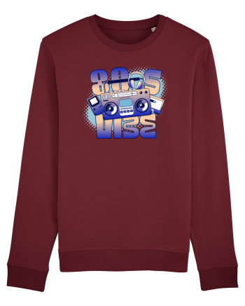 80's vibe  Burgundy