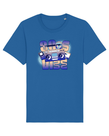 80's vibe  Royal Blue