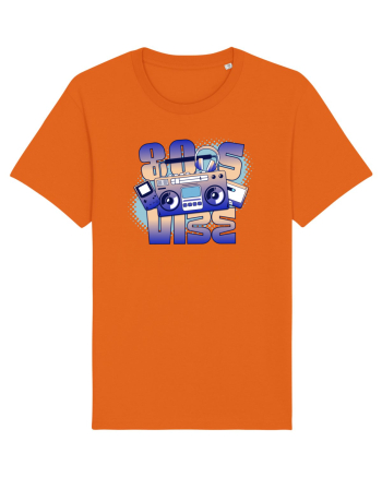 80's vibe  Bright Orange