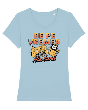 Retro gaming - de pe vremea aia bună  Sky Blue