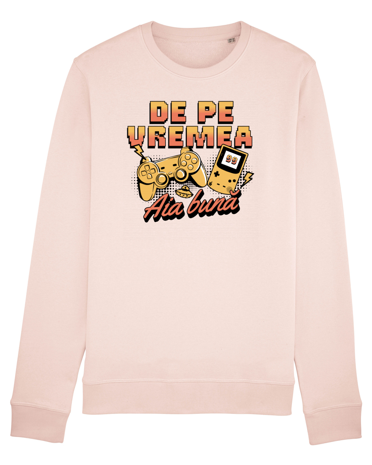 Bluză mânecă lungă Unisex Rise Candy Pink