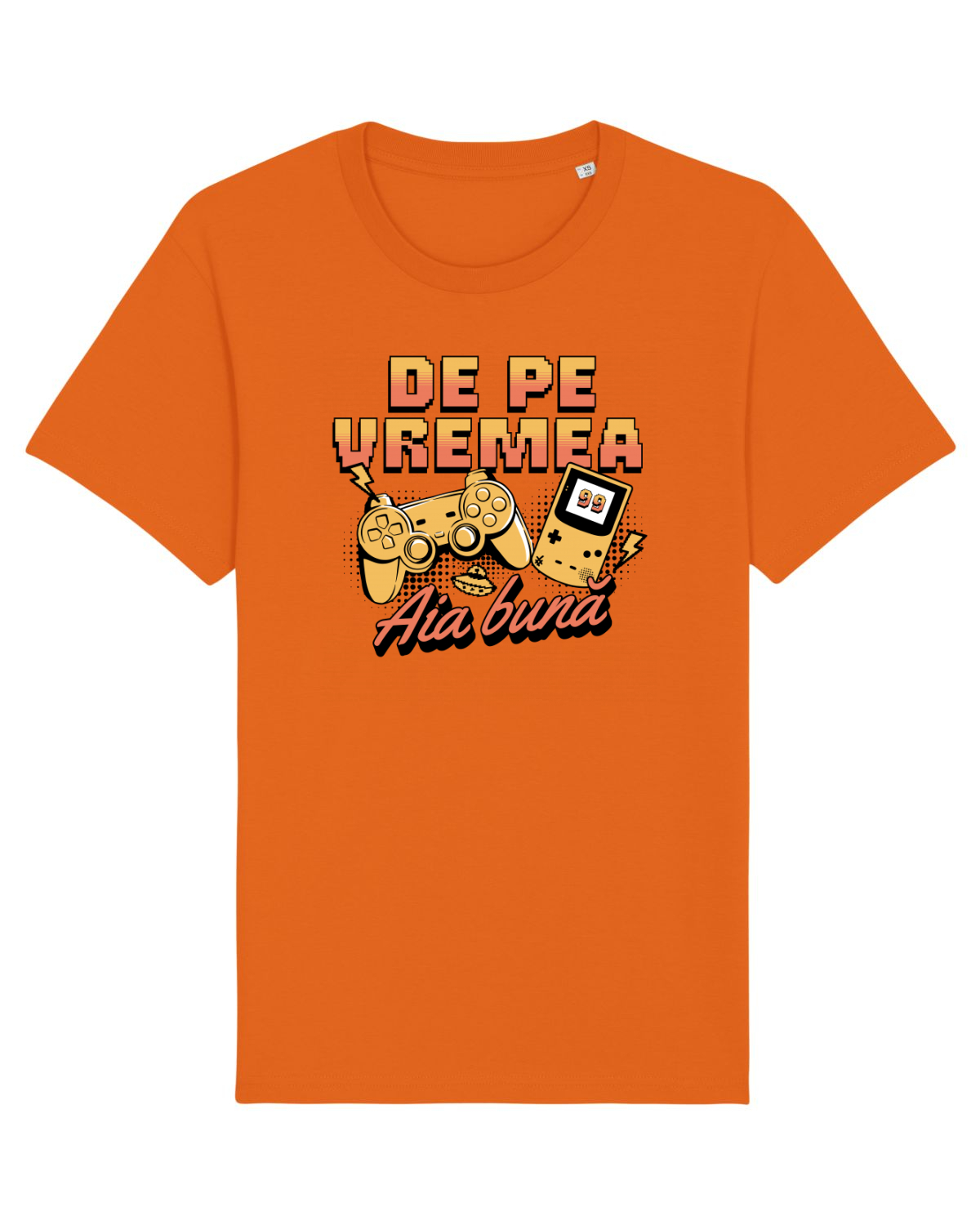 Tricou mânecă scurtă Unisex Rocker Bright Orange