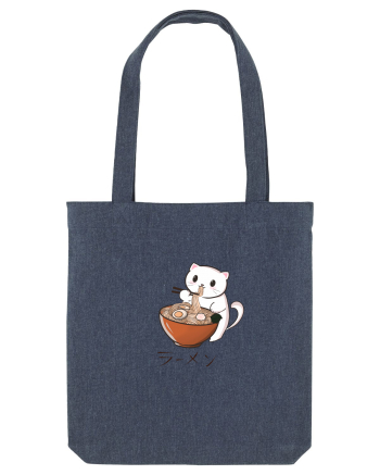 Ramen cat  Midnight Blue