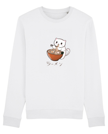 Ramen cat  White