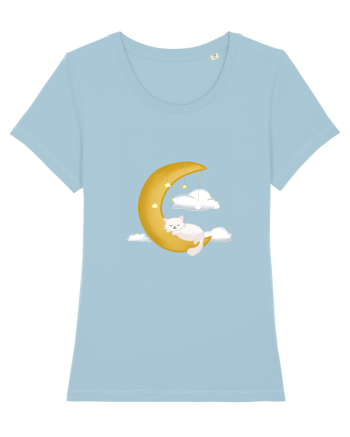 Pisică cu lună Sky Blue