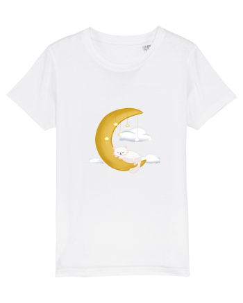 Pisică cu lună White