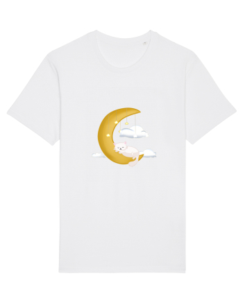 Pisică cu lună White