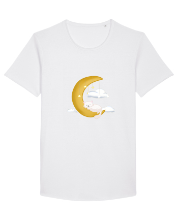 Pisică cu lună White