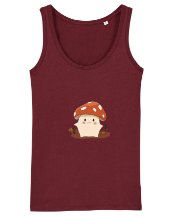 Print Ciupercuță Burgundy