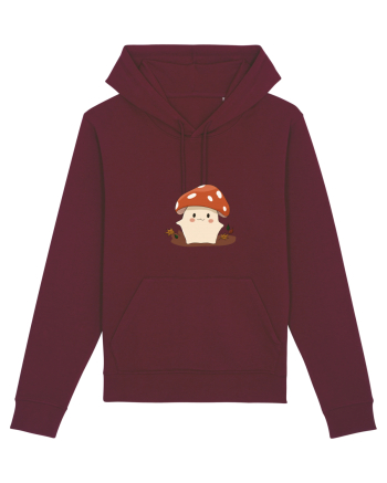 Print Ciupercuță Burgundy