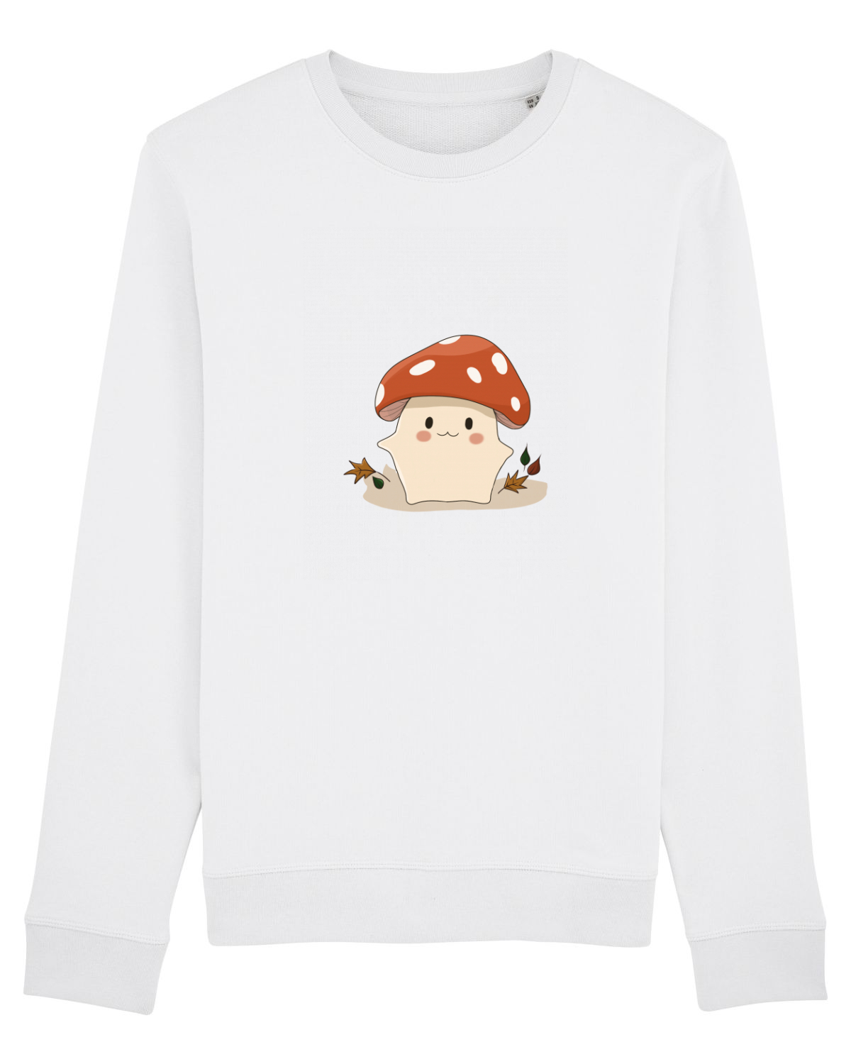 Bluză mânecă lungă Unisex Rise White