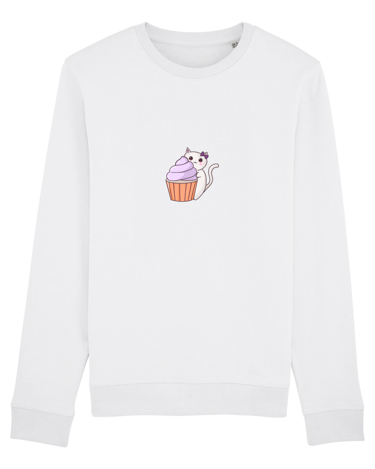 Bluză mânecă lungă Unisex Rise White