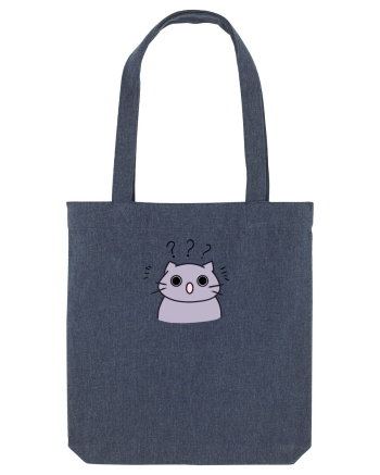 Surprised cat  Midnight Blue