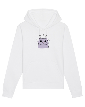 Surprised cat  White