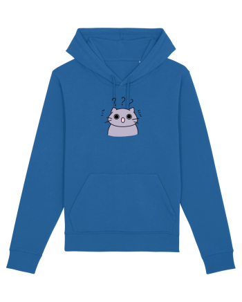 Surprised cat  Royal Blue