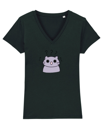 Surprised cat  Black