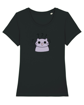 Surprised cat  Black