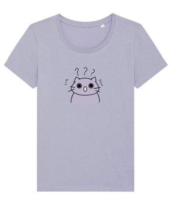 Surprised cat  Lavender