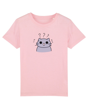 Surprised cat  Cotton Pink