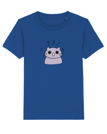 Surprised cat  Majorelle Blue