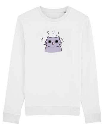 Surprised cat  White