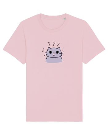 Surprised cat  Cotton Pink