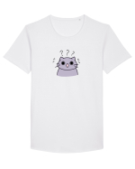 Surprised cat  Tricou mânecă scurtă guler larg Bărbat Skater