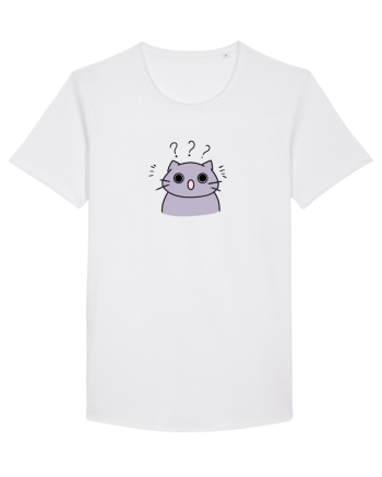 Surprised cat  White