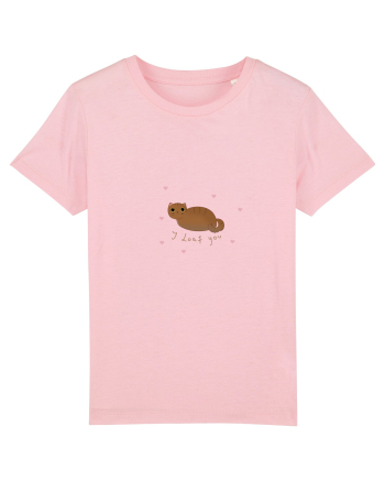 I loaf you cat Cotton Pink