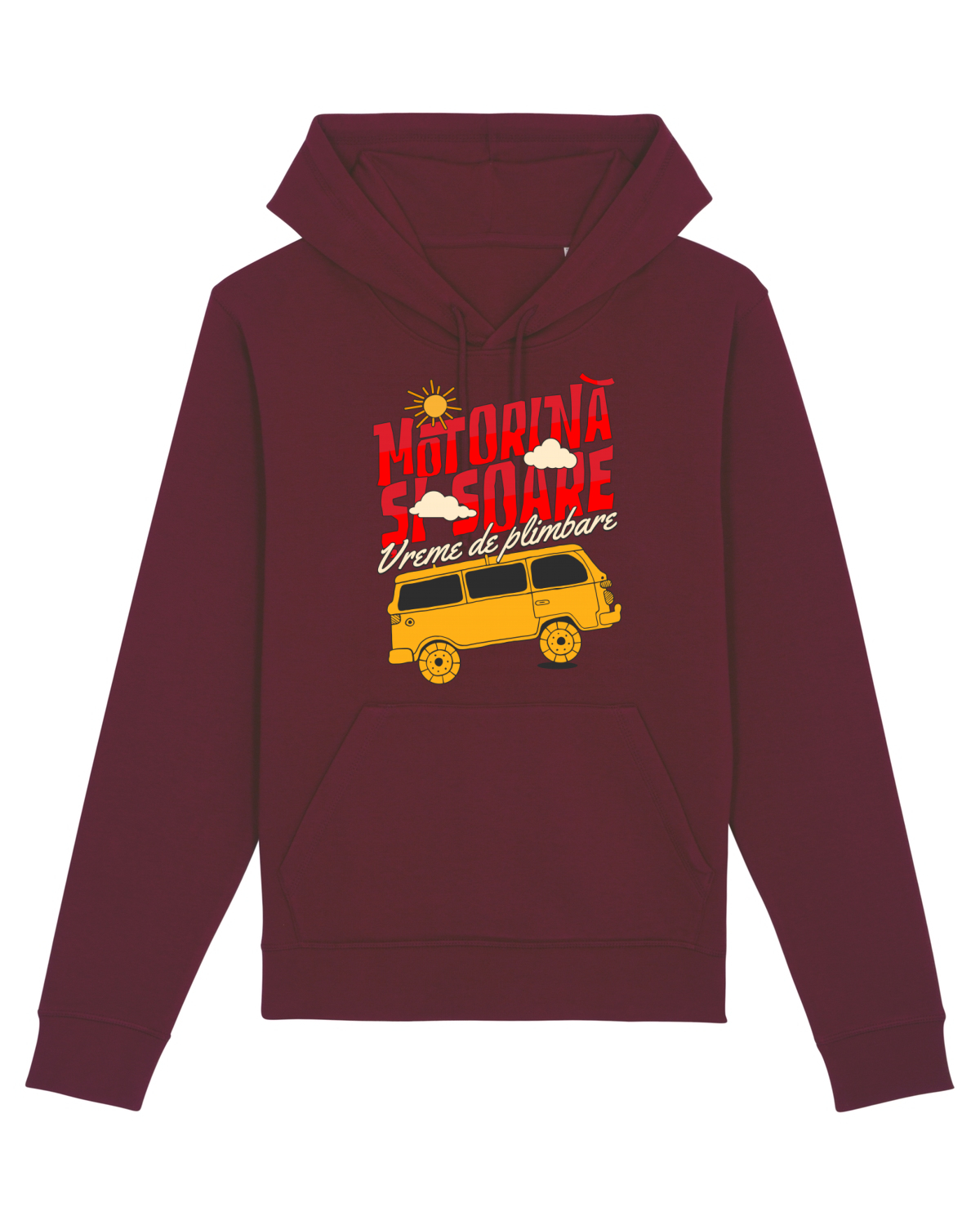 Hanorac Unisex Drummer Burgundy