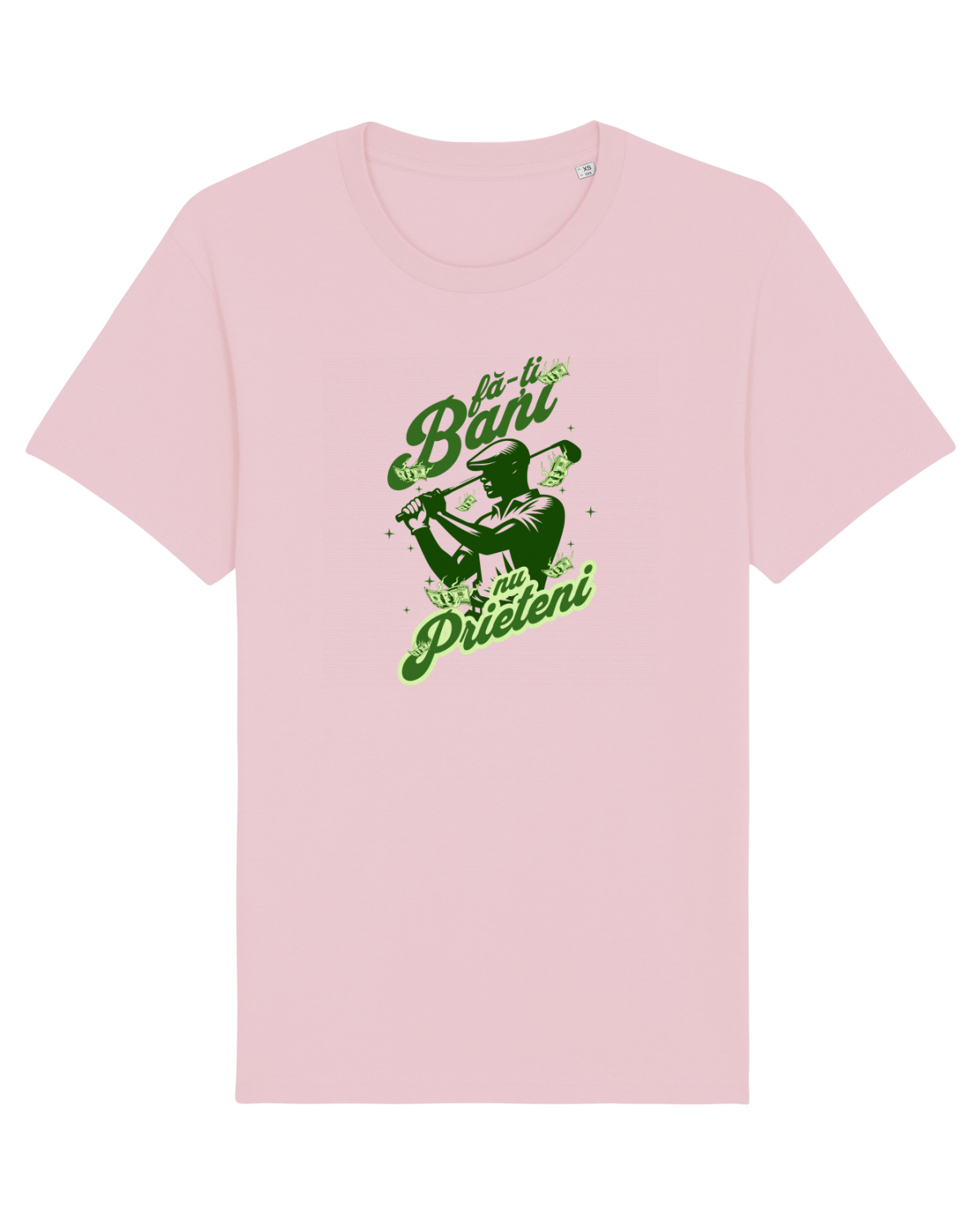 Tricou mânecă scurtă Unisex Rocker Cotton Pink
