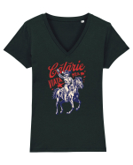 Călărit - Călărie viața mea Tricou mânecă scurtă guler V Damă Evoker