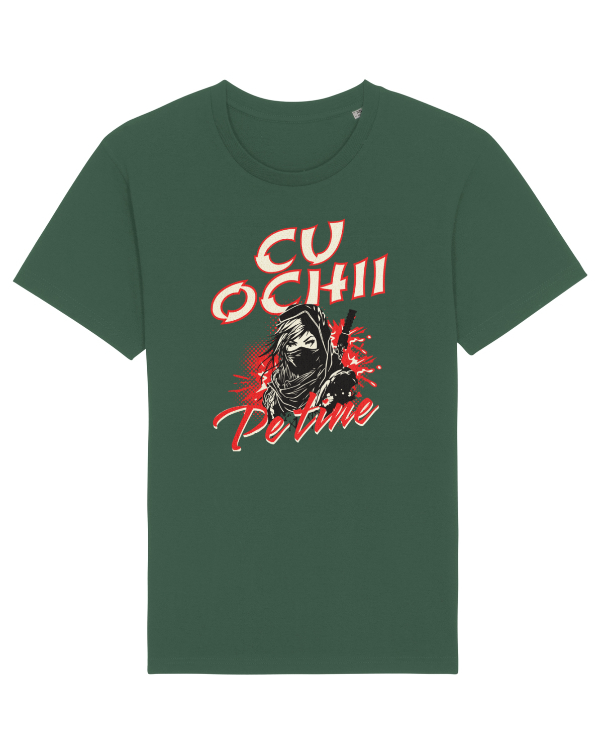 Tricou mânecă scurtă Unisex Rocker Bottle Green