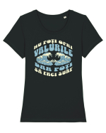 Viața de surfer - Nu poți opri valurile Tricou mânecă scurtă guler larg fitted Damă Expresser