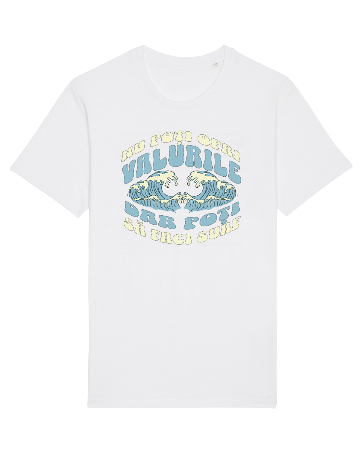 Tricou mânecă scurtă Unisex Rocker White