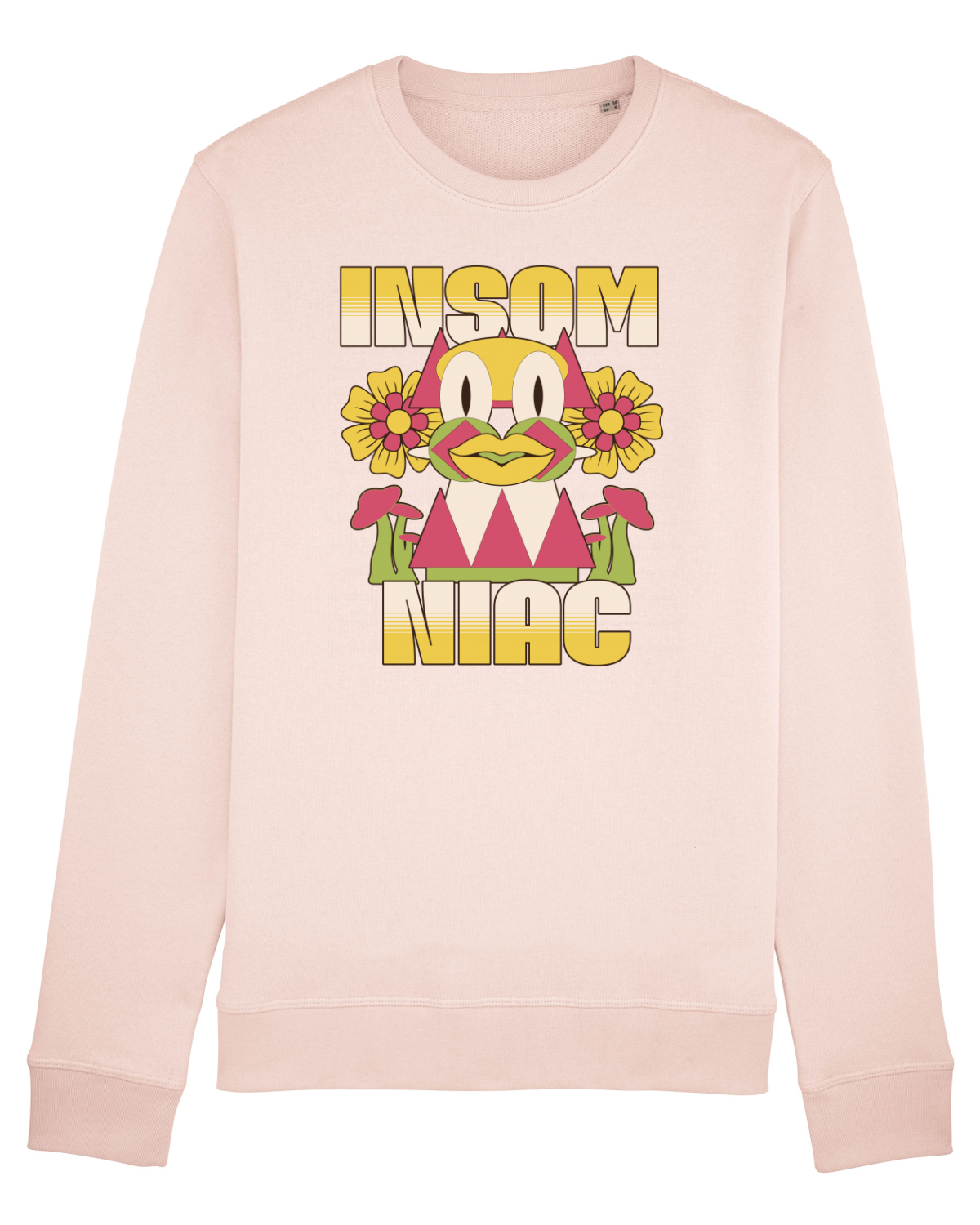 Bluză mânecă lungă Unisex Rise Candy Pink