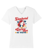 Zambetul - Cartea mea de vizită  Tricou mânecă scurtă guler V Bărbat Presenter