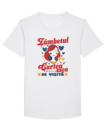 Zambetul - Cartea mea de vizită  Tricou mânecă scurtă guler larg Bărbat Skater