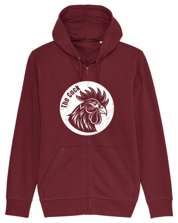 The Cock | Logo Burgundy