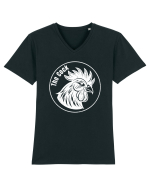 The Cock | Logo Tricou mânecă scurtă guler V Bărbat Presenter