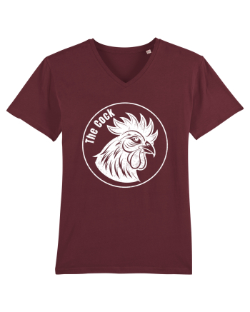 The Cock | Logo Burgundy