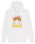 Iubire - Merita incercat  Hanorac cu fermoar Unisex Connector